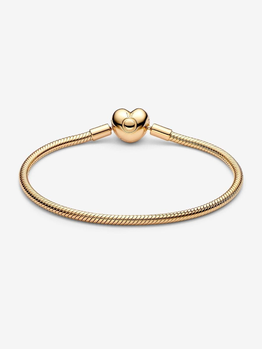 Pandora Moments Snake armband met hartsluiting 563050C00 20 cm