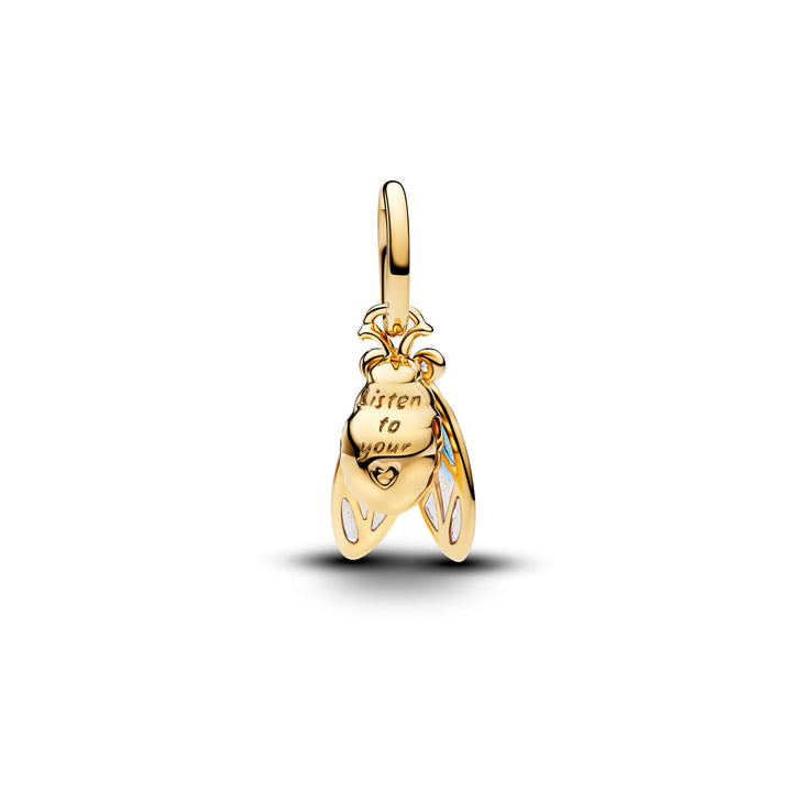 Pandora Shine Cicada Bedel 764490C01 – Goudkleurig met Zirkonia