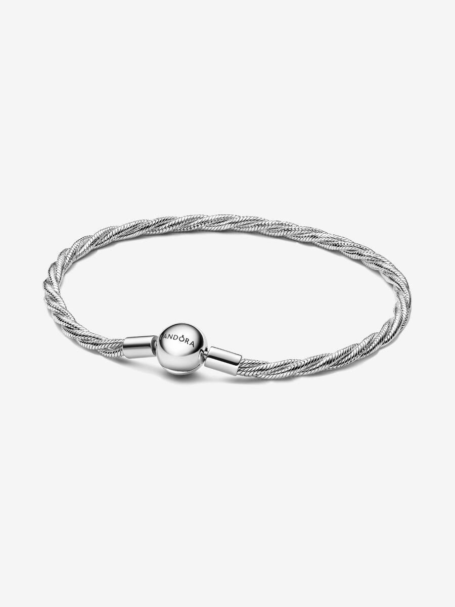 Round Pandora  Twisted Snake Chain 593757C00 19 cm