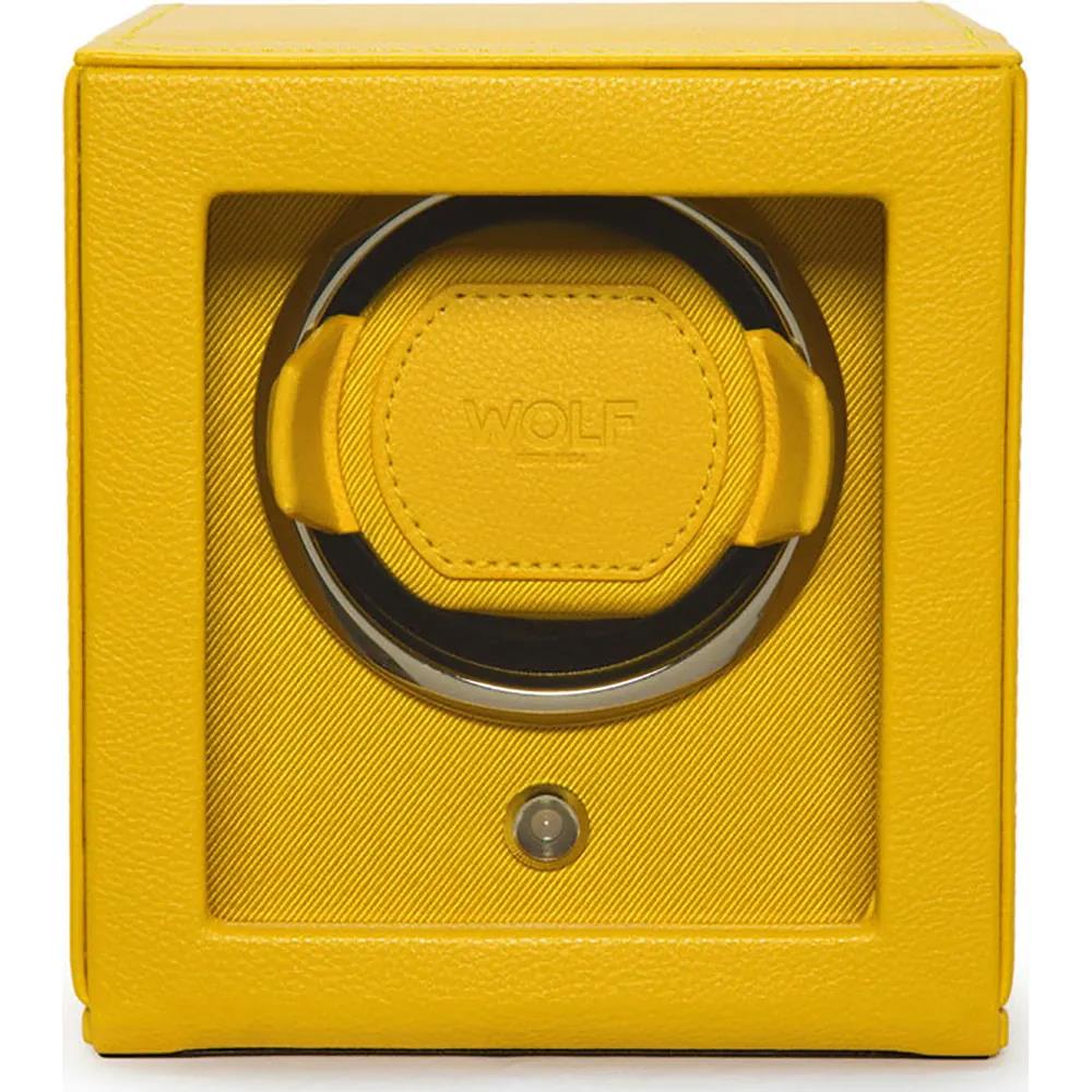 CUB SINGLE WATCH WINDER WITH COVER  461192 Yellow