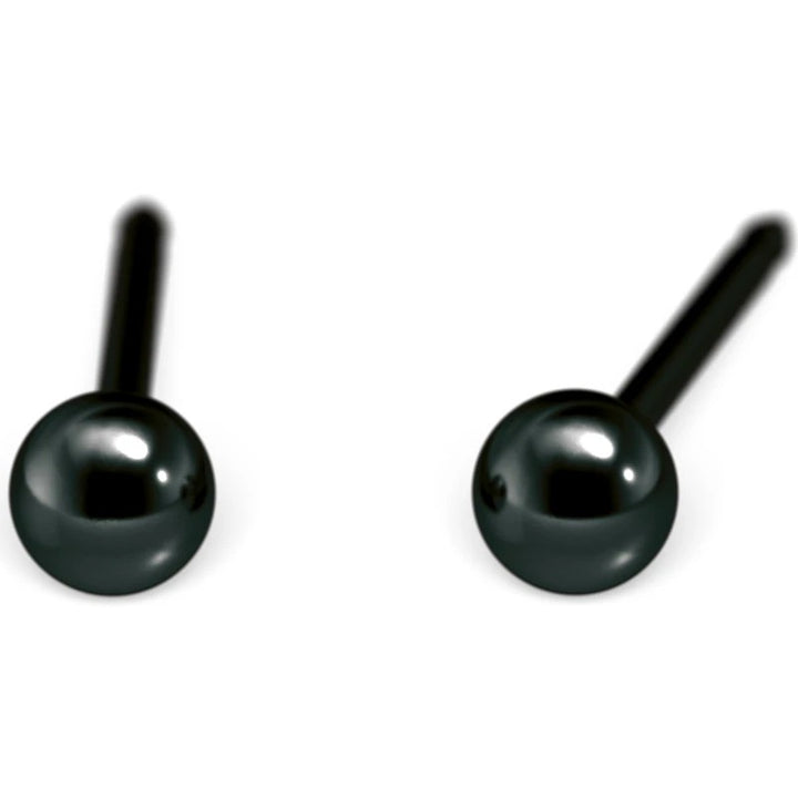 Studex Schietoorbellen – Zwarte Bol 3 mm – Chirurgisch Staal