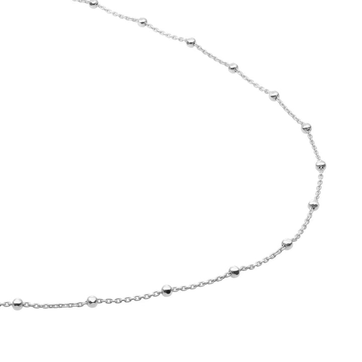 Sparkling Jewels Faceted Ball Chain Zilver SN-SBS-042