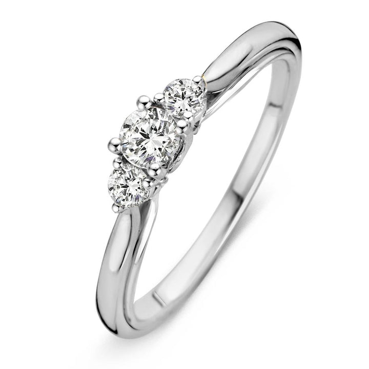 Ring witgoud briljant 0.31 crt RG216900