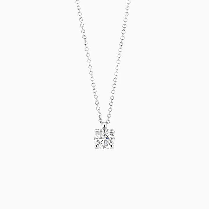 Blush Lab Grown Collier LG3002W in 14 Kt Witgoud met Lab Grown Diamant