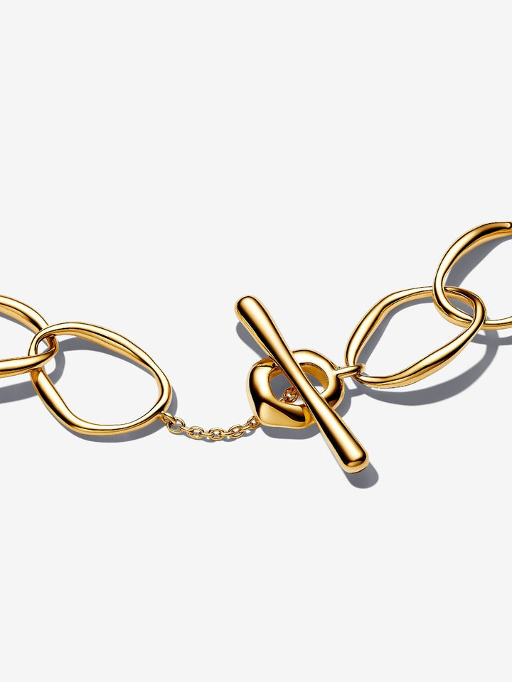 Pandora Organisch Gevormde Schakelarmband 563864C00-1
