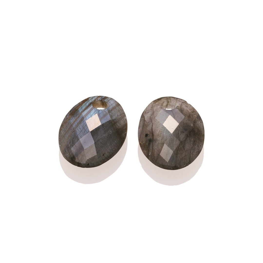 Sparkling Jewels Medium Oval Earstones Labradorite – EAGEM18-MO