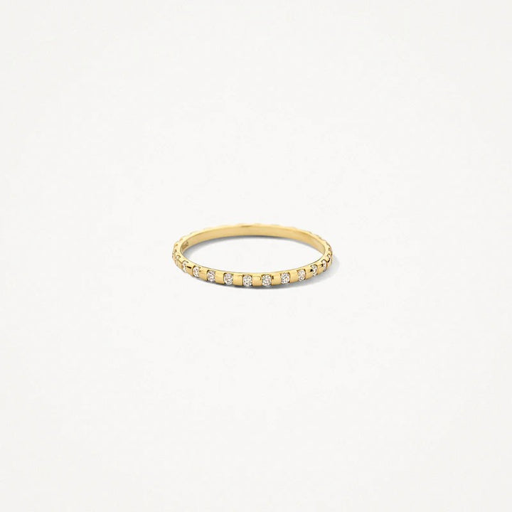 Blush 14 Karaat Geelgouden Ring met Fantasiezetting en Zirkonia 1268YZI
