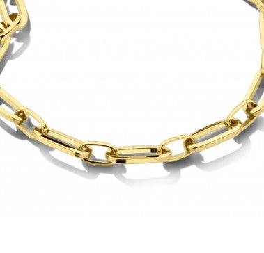 Fjory Massief Gouden Closed For Ever Armband met Zilveren Kern 40/25-CFET01119