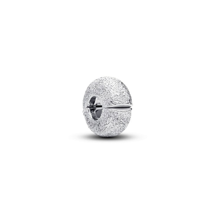 PANDORA Textured Mini Clip Charm Stopper 794771C00