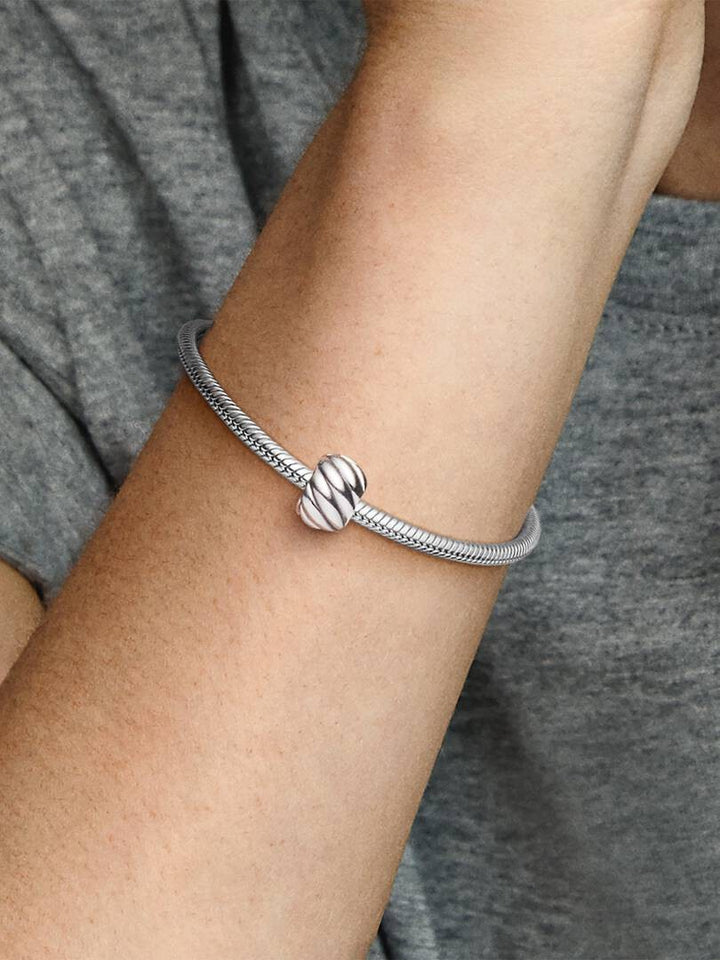 Moments 791752 - Clip bedel van zilver met veren