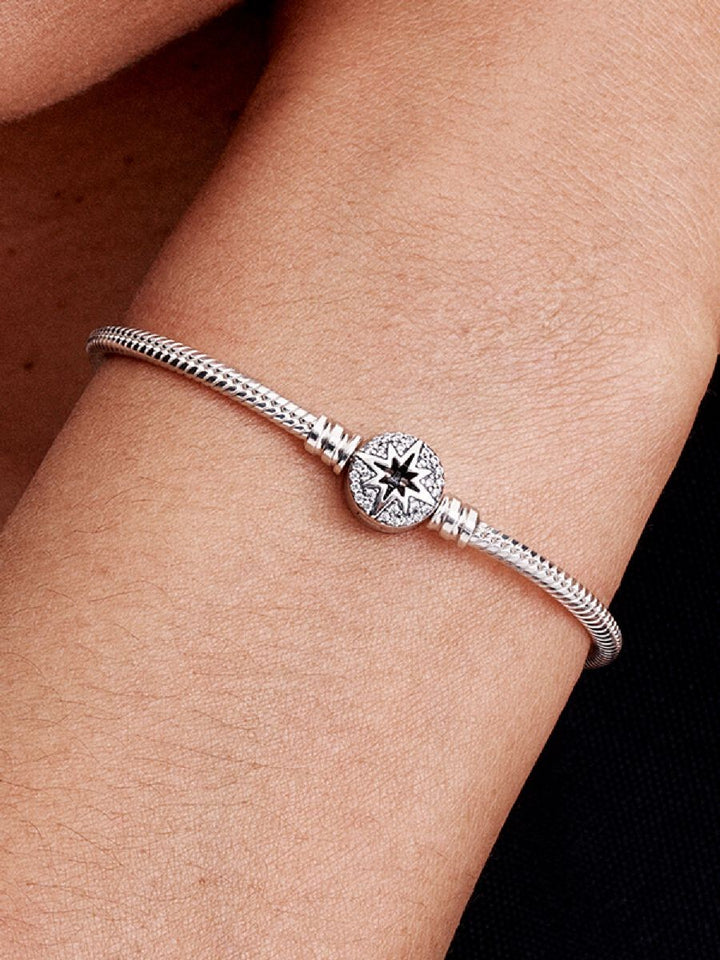 Pandora Slangenschakelarmband met sluiting met poolster 593584C01-20