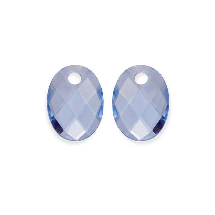 Earstones | Medium Oval - Aquamarine EAGEM56-MO