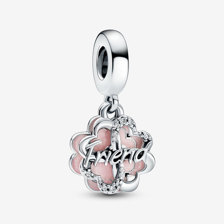 Pandora Hangende Klavertje 4 vier Friend Vriendschap - Bedel - Zilver 925 - 792245C01