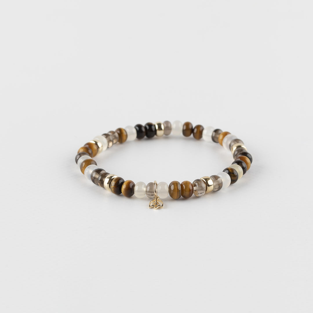 SP0051: Tiger Eye, Agate, &amp; Tea Quartz