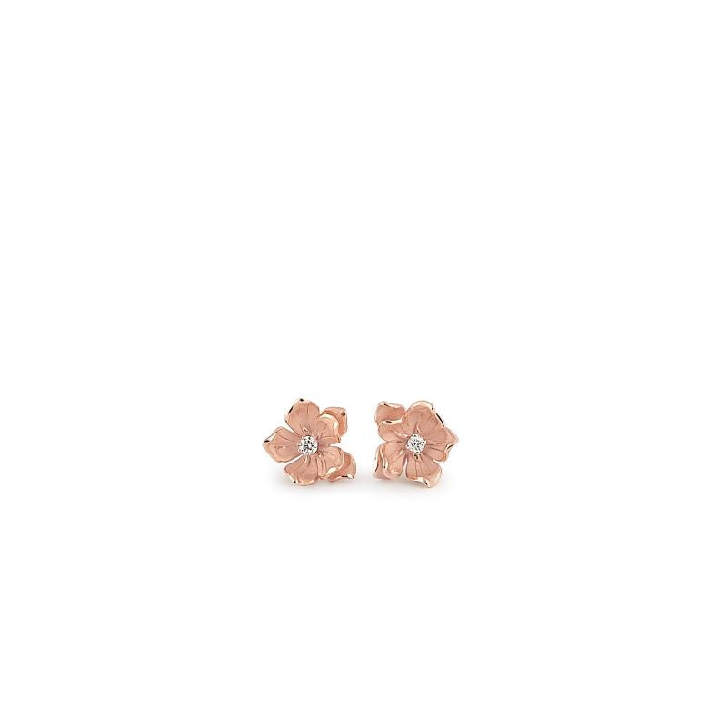 Cammilli Firenze Dorothy Oorbellen – 18Kt Pink Champagne Gold met Diamant – GOR1830P