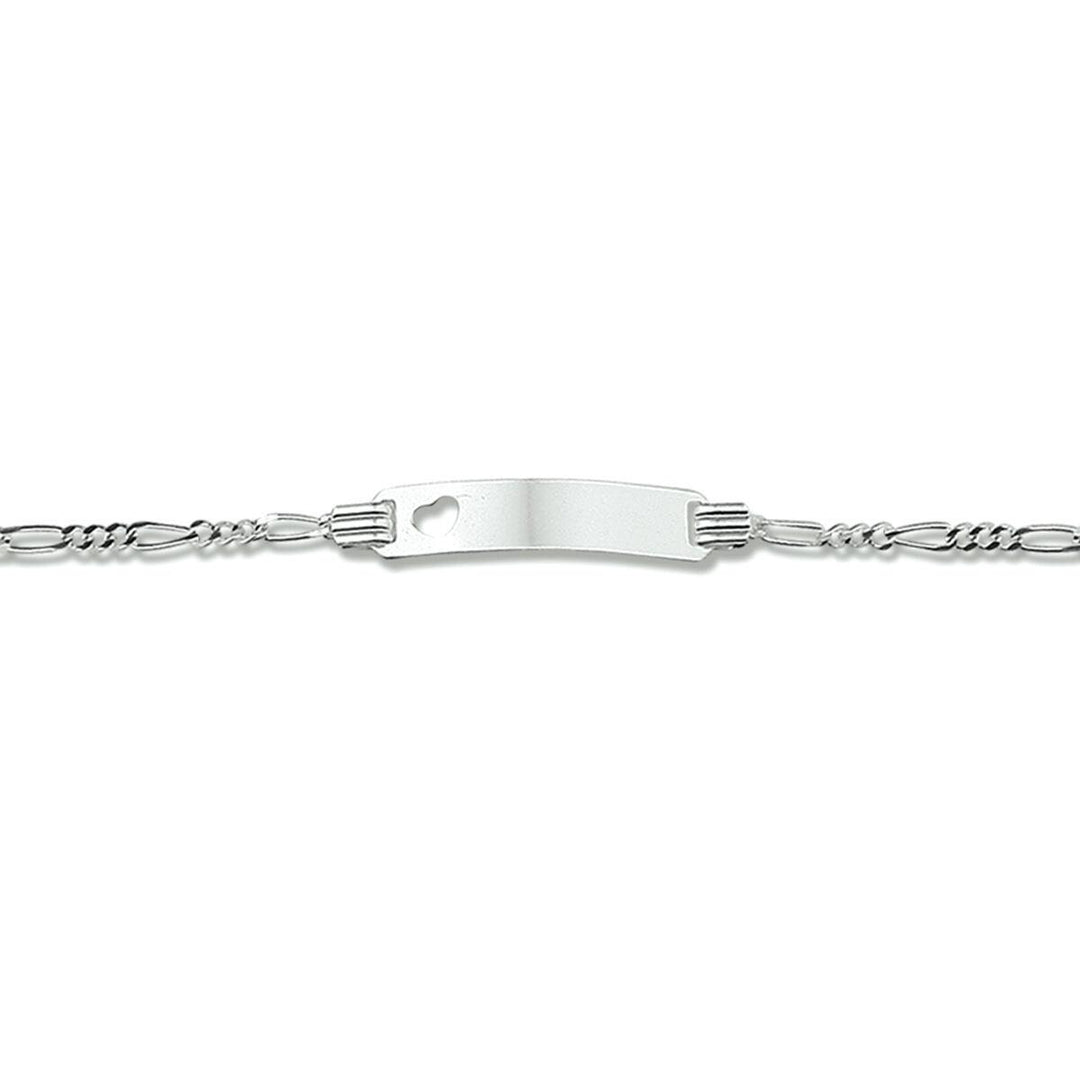 zilveren graveerplaat armband