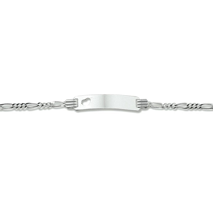 zilveren graveerplaat armband