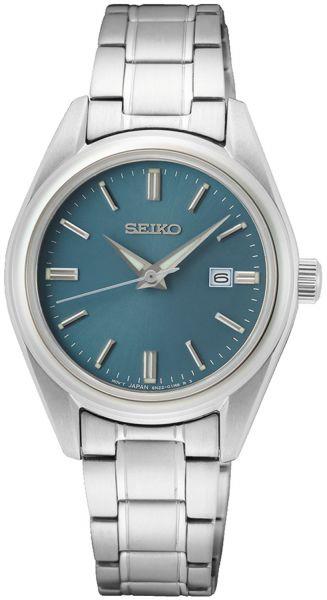 Seiko SUR531P1 dameshorloge blauw 30 mm