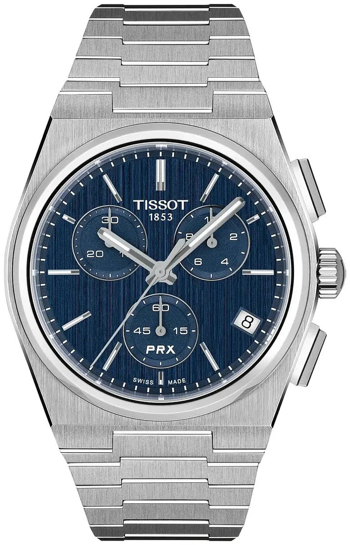 Tissot PRX Quartz Chronograph 41 mm Blauw – T137.417.11.041.00