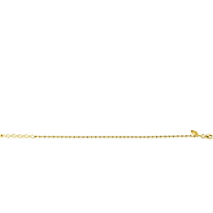 ZINZI gold plated zilveren singapore armband ZIA25