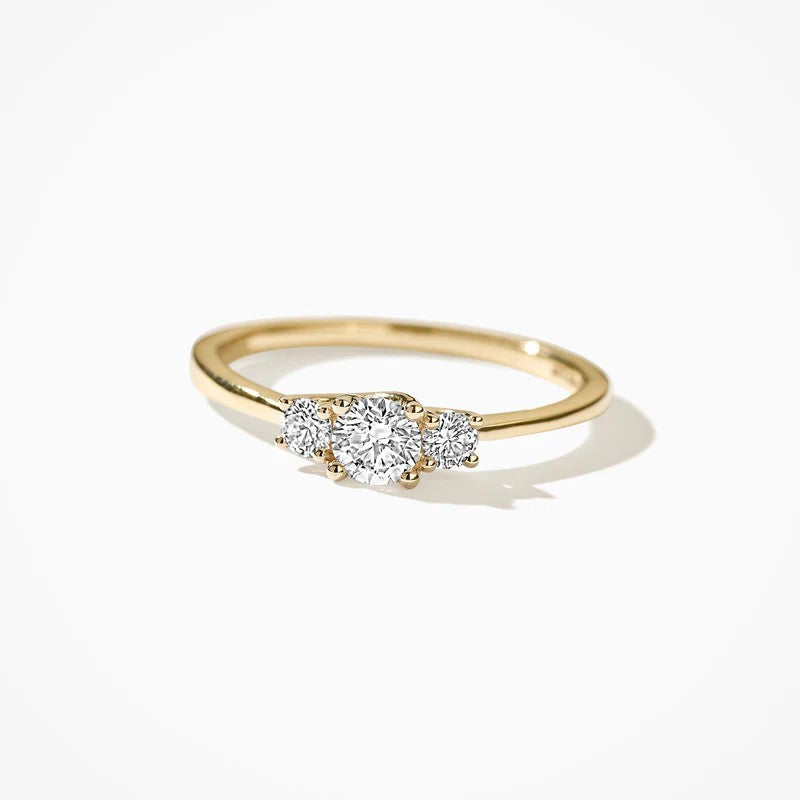 Blush Lab Grown Ring LG1008Y in 14 Kt Geelgoud met Lab Grown Diamant