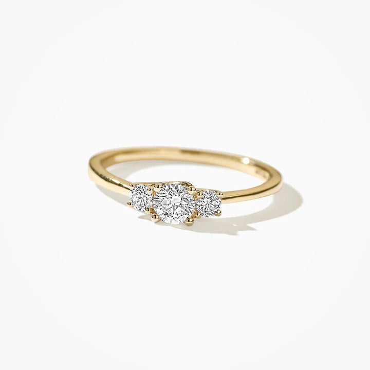 Blush Lab Grown Ring LG1008Y in 14 Kt Geelgoud met Lab Grown Diamant