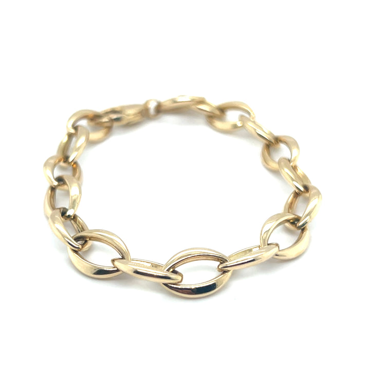14 kt ovale schakelarmband 171.0167a