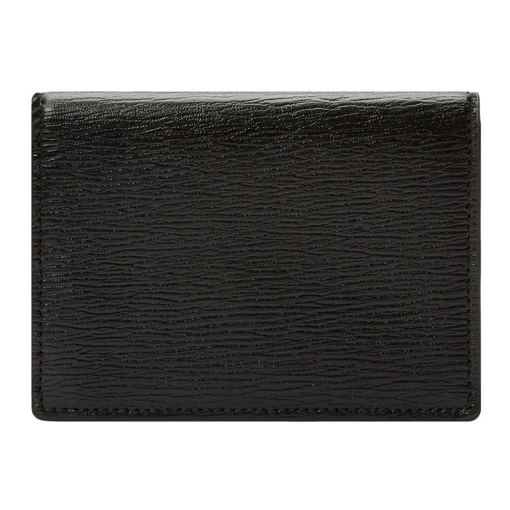 WOLF W COLLECTION LEATHER BLACK GUSSET CARD 774402