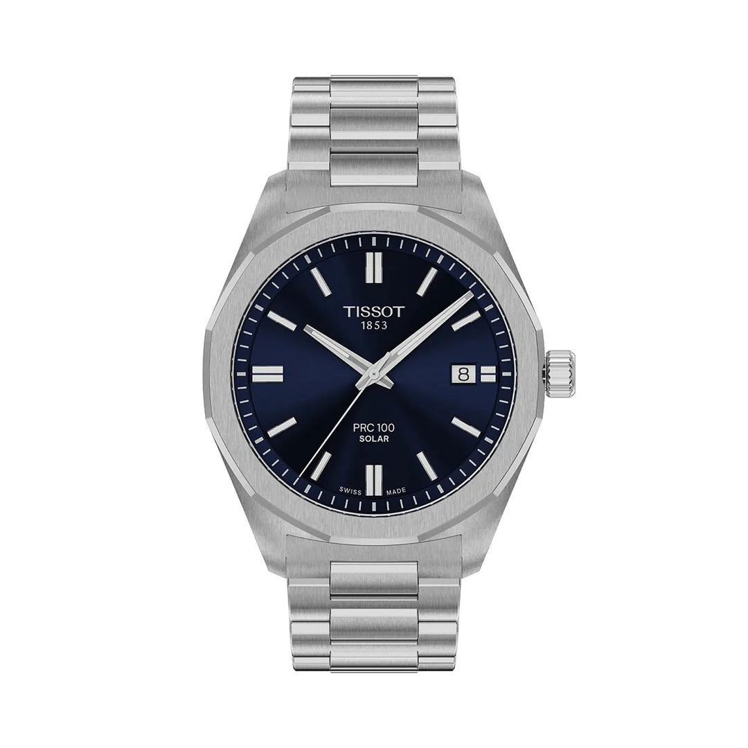 Tissot PRC 100 Solar 39 mm blauw – T151.422.11.041.00