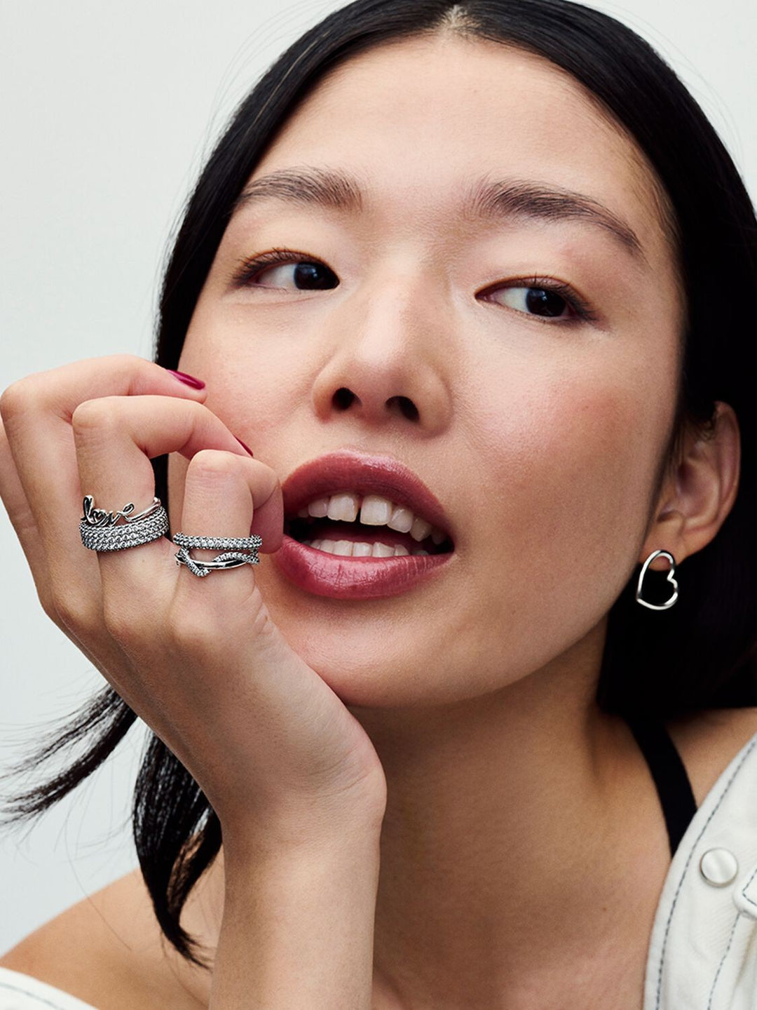 Zilveren ring Pandora Love 193058C00