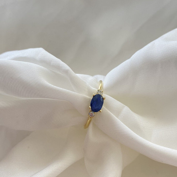 Goudsmid Vera 14 karaats geelgouden ring Olivia