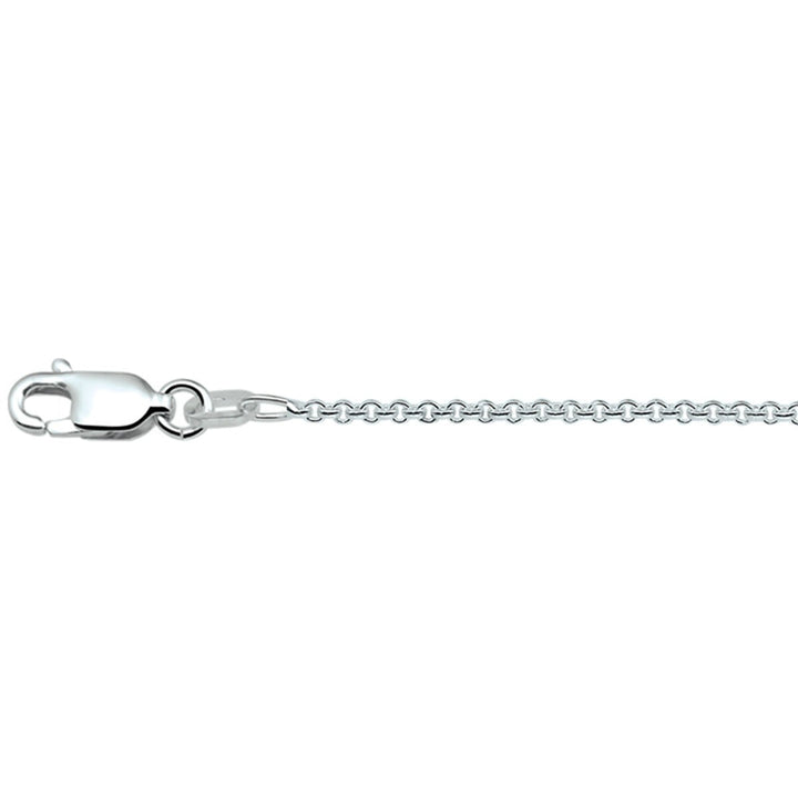 Zilveren collier 45 cm 1.5 mm anker