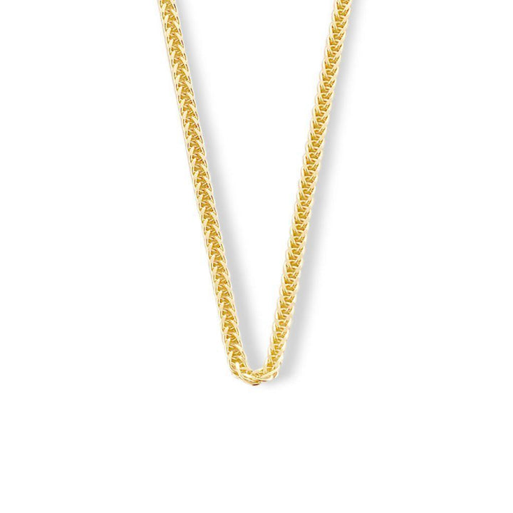 14 kt vossenstaart armband 19 cm