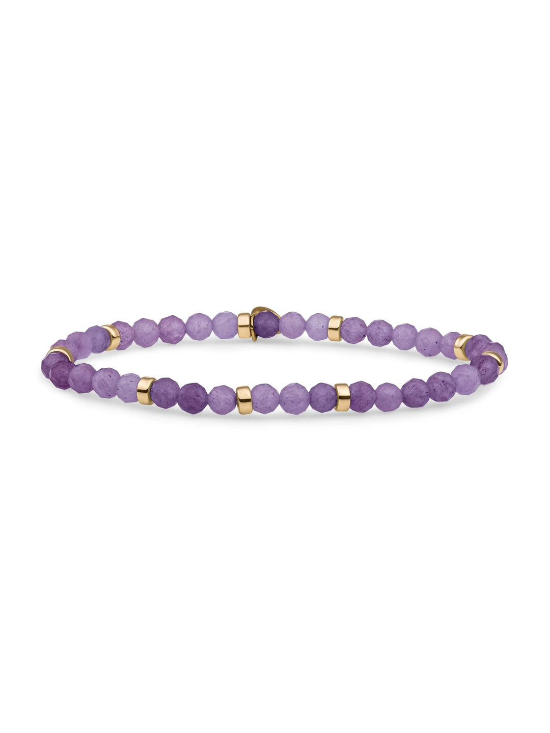 Sparkling Jewels Roundel Interstellar Armband Amethyst Gold Plated – SBG-GEM05-MIX-RDL