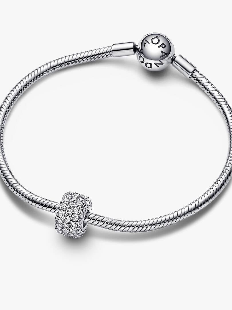 Sprankelend Pavé Drie Rijen Bedel 792820C01