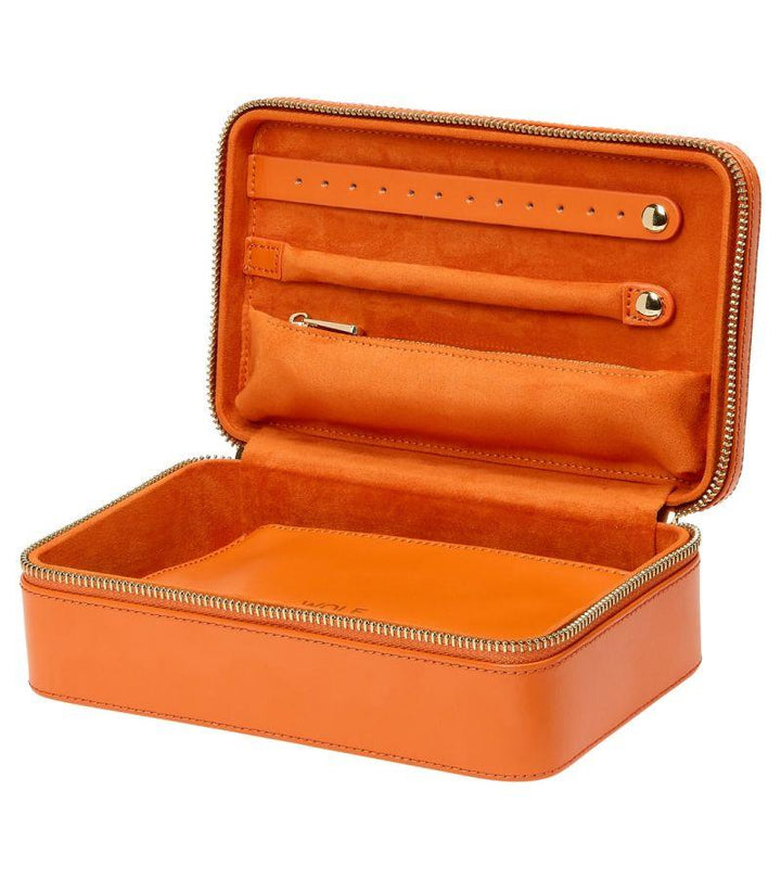 Maria Medium Zip Case - Tangerine