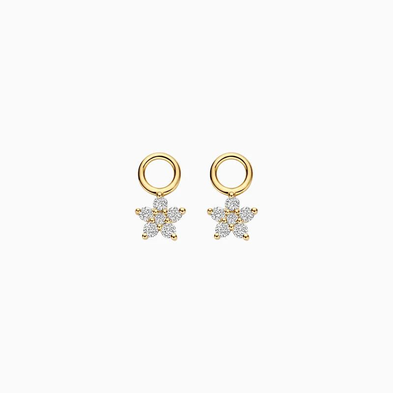 Blush Lab Diamonds geelgouden oorbedels met diamant LG9005Y