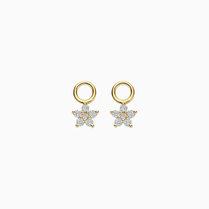 Blush Lab Diamonds geelgouden oorbedels met diamant LG9005Y