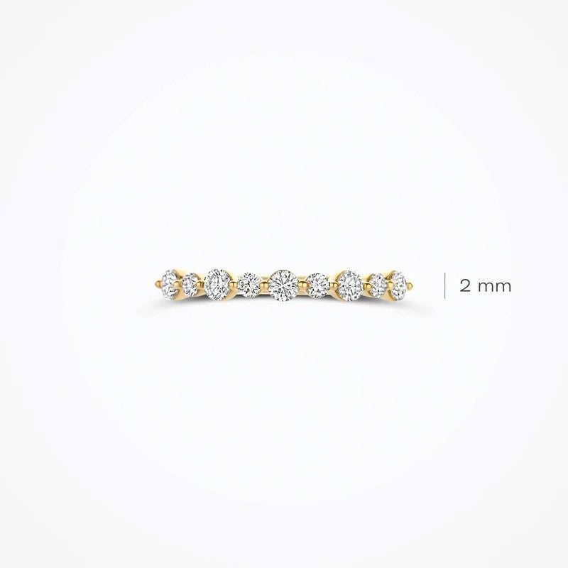 Blush Lab Diamonds ring 14 karaat geelgoud LG1064Y