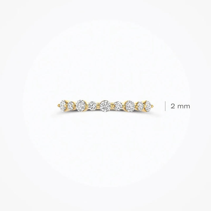 Blush Lab Diamonds ring 14 karaat geelgoud LG1064Y