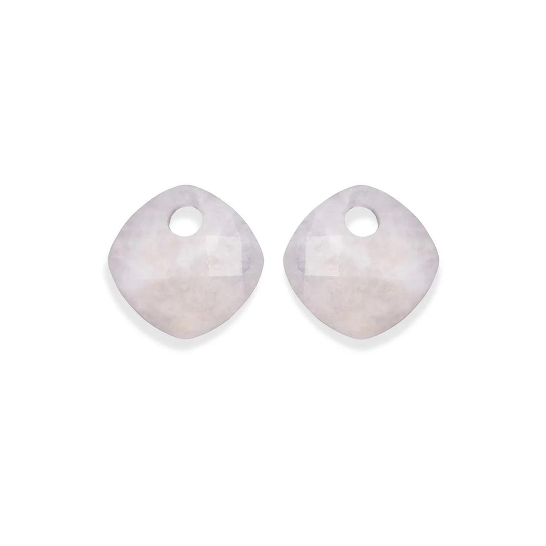 Earstones | Cushion Cut - Moonstone EAGEM54-CC