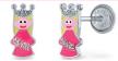 OORKNOPJES PRINSES- 925 - RD - SCHROEFSLUITING