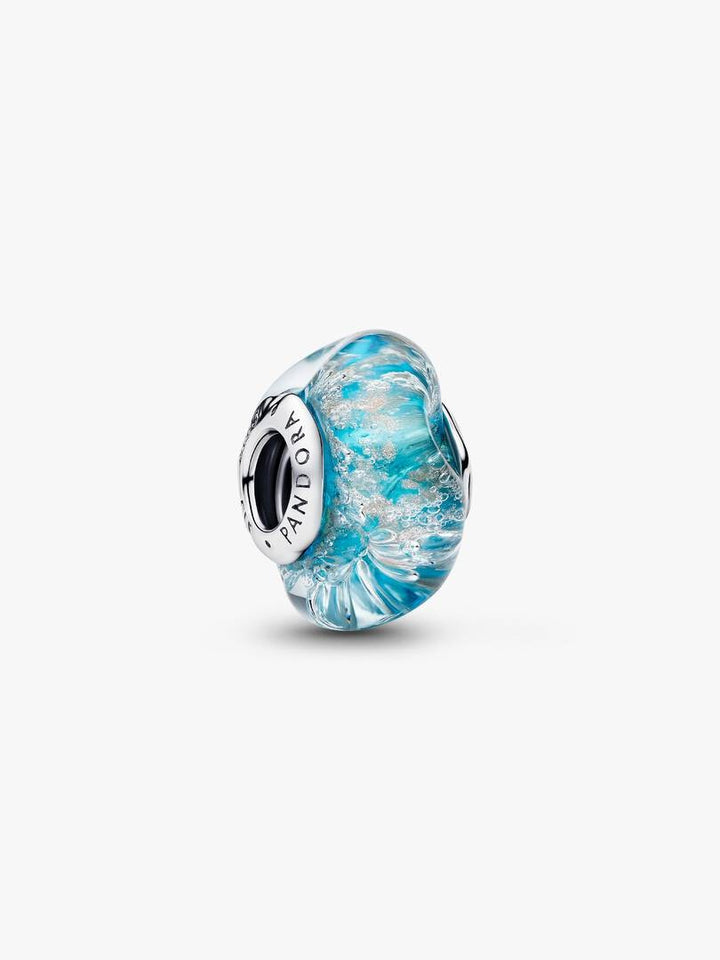Pandora Turquoise Murano Glass & Glitter Charm 794701C01