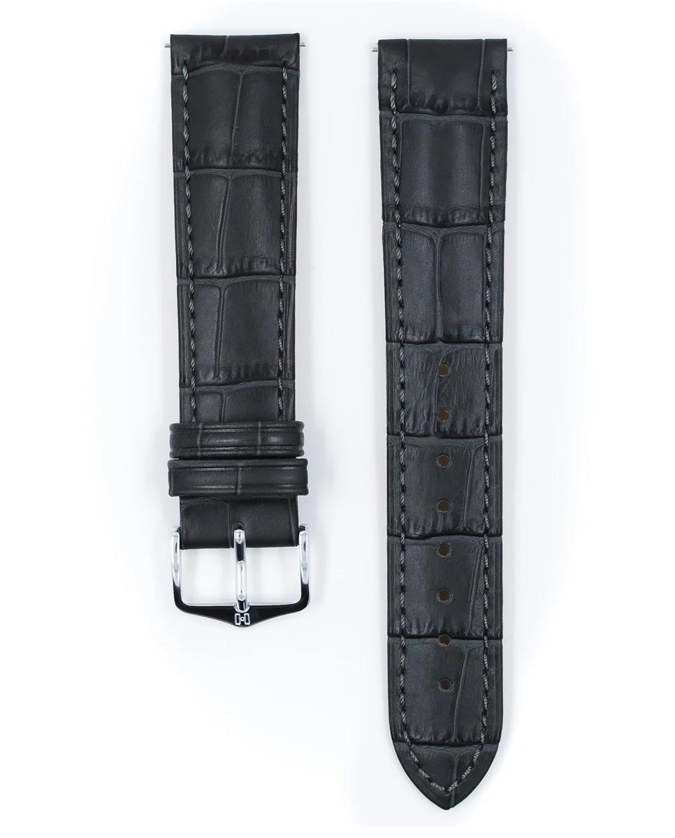 HIRSCH DUKE L GREY CALF 22/20MM