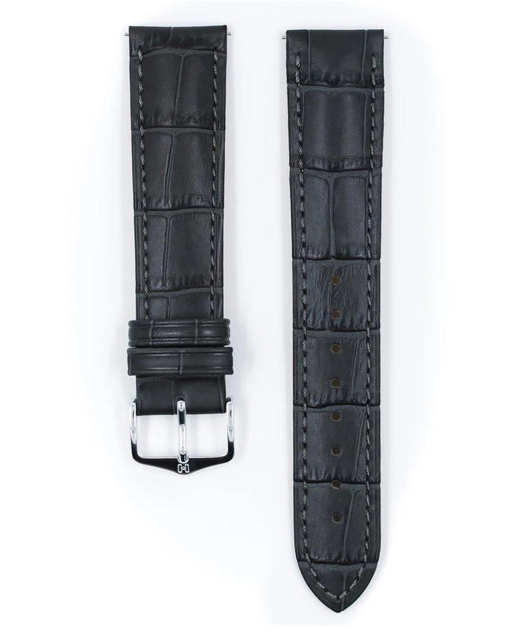 HIRSCH DUKE L GREY CALF 22/20MM
