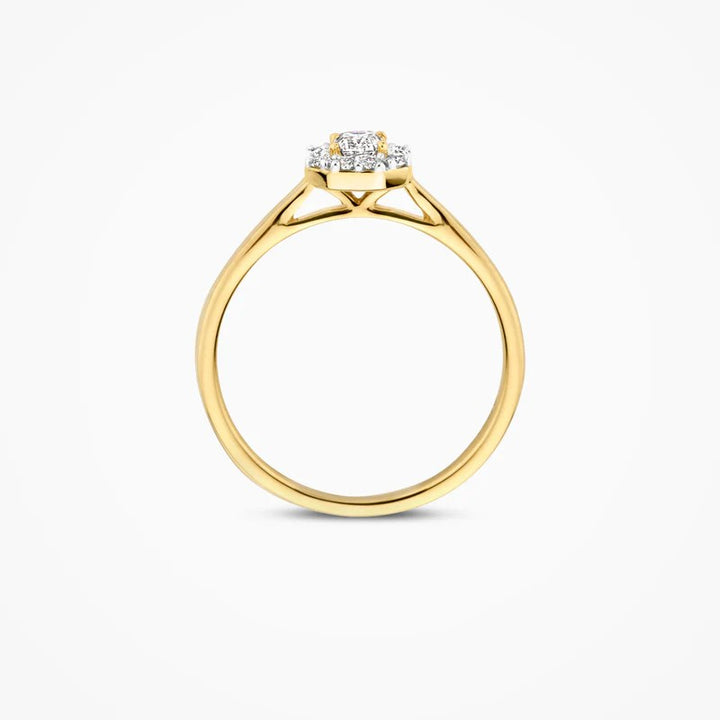 Blush Lab Grown Ring LG1010Y in 14 Kt Geelgoud met Lab Grown Diamant