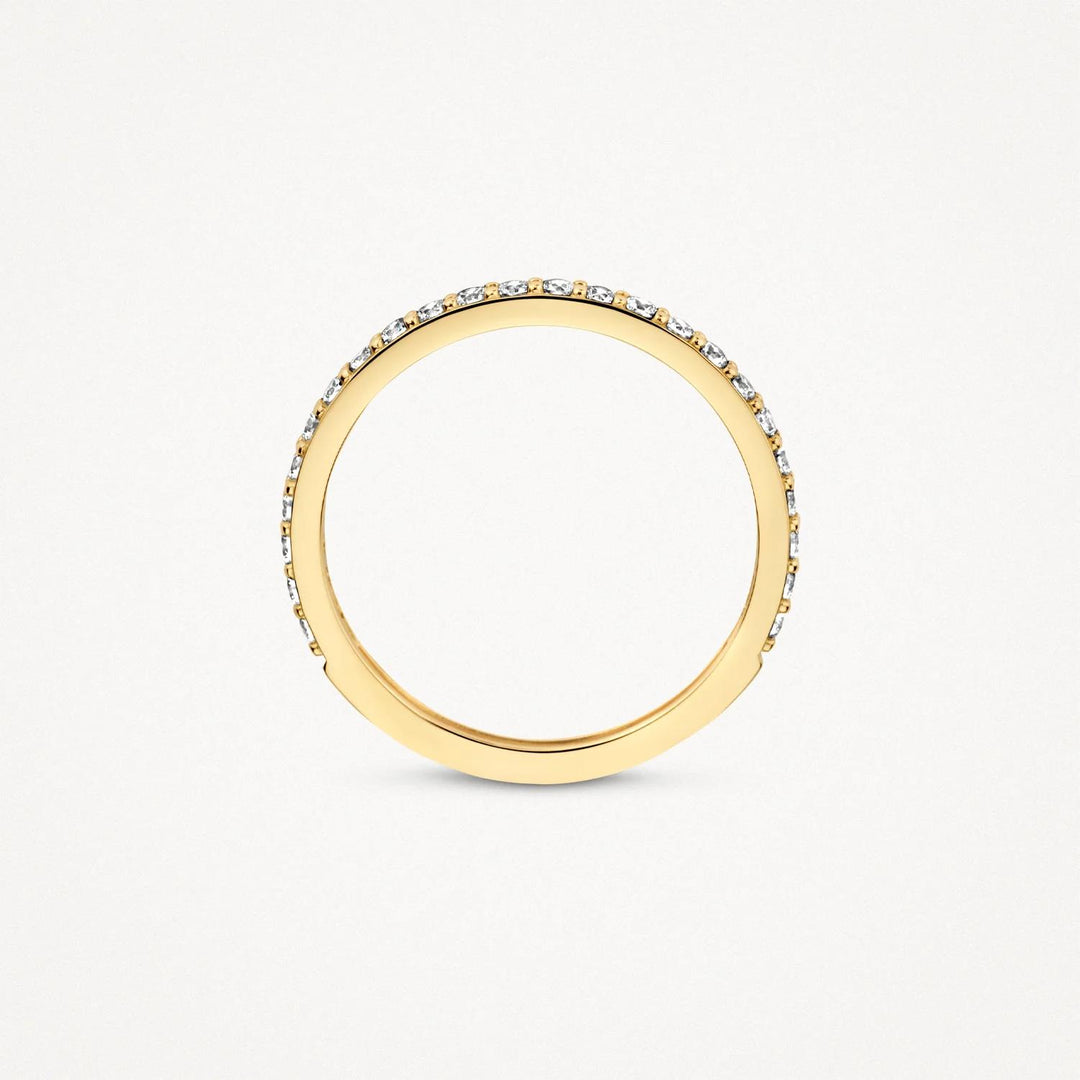 14k Geelgouden ring 1244YZI met zirkonia