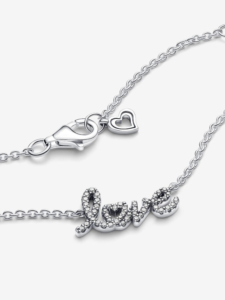 Pandora Sprankelende halsketting love 393076C01 45 cm