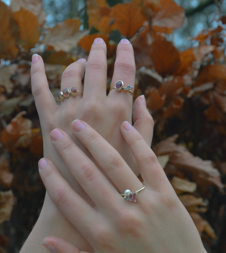 Goudsmid Vera 14 karaats geelgouden ring Emma