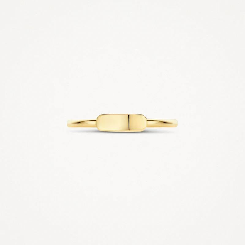 14 kt Blush Ring 1236YGO geelgoud mini zegel